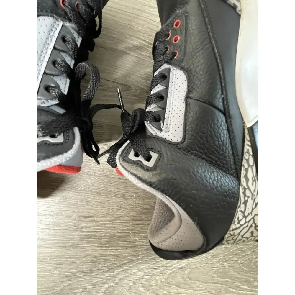 Air Jordan 3 Retro Black Cement 2018 Size 10 854262-012 OG Nike Air 9.5